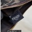 Fendi Brown FF fabric Fendigraphy Small Hobo Bag Black 2022
