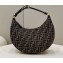 Fendi Brown FF fabric Fendigraphy Small Hobo Bag Coffee 2022