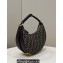 Fendi Brown FF fabric Fendigraphy Small Hobo Bag Coffee 2022