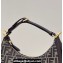 Fendi Brown FF fabric Fendigraphy Small Hobo Bag Coffee 2022