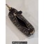 Fendi Brown FF fabric Nano Fendigraphy Hobo Bag Charm Coffee 2022