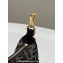 Fendi Brown FF fabric Nano Fendigraphy Hobo Bag Charm Black 2022
