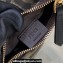 Fendi Brown FF fabric Nano Fendigraphy Hobo Bag Charm Black 2022