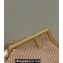 Fendi First Small Beige raffia macrame Bag 2022