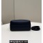 Fendi By The Way Mini Boston Bag Black with rigid plexiglass handles 2022