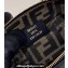 Fendi By The Way Mini Boston Bag Black with rigid plexiglass handles 2022