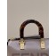 Fendi By The Way Mini Boston Bag Dove Gray with rigid plexiglass handles 2022