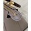 Fendi By The Way Mini Boston Bag Dove Gray with rigid plexiglass handles 2022