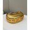 Fendi leather Fendigraphy Medium Hobo Bag Gold 2022