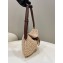 Fendi Small Croissant Bag Beige raffia 2022