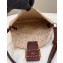 Fendi Small Croissant Bag Beige raffia 2022