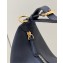 Fendi leather Fendigraphy Medium Hobo Bag Black 2022