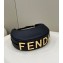 Fendi leather Fendigraphy Medium Hobo Bag Black 2022