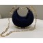 Fendi Nano Fendigraphy Hobo Bag Charm Denim Blue 2022