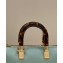 Fendi By The Way Mini Boston Bag Mint Green with rigid plexiglass handles 2022