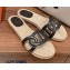 Hermes Chaine d'Ancre Famosa Espadrilles Black 2022