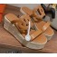 Hermes Chaine d'Ancre Epopee Espadrilles Brown 2022