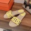 Hermes Chaine d'Ancre Famosa Espadrilles Yellow 2022