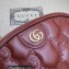 Gucci GG matelassé leather shoulder bag ‎702229 Brown 2022