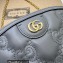 Gucci GG matelassé leather shoulder bag ‎702229 Gray 2022