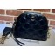 Gucci GG matelassé leather shoulder bag ‎702229 Black 2022
