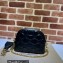 Gucci GG matelassé leather shoulder bag ‎702229 Black 2022