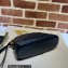 Gucci GG matelassé leather shoulder bag ‎702229 Black 2022