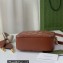 Gucci GG matelassé leather shoulder bag ‎702234 Brown 2022