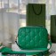 Gucci GG matelassé leather shoulder bag ‎702234 Green 2022