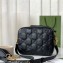 Gucci GG matelassé leather shoulder bag ‎702234 Black 2022