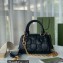 Gucci GG matelassé leather top handle bag ‎702251 Black 2022
