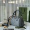 Gucci GG matelassé leather top handle bag ‎702251 Gray 2022