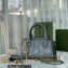 Gucci GG matelassé leather top handle bag ‎702251 Gray 2022