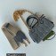Gucci GG matelassé leather top handle bag ‎702251 Gray 2022