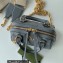 Gucci GG matelassé leather top handle bag ‎702251 Gray 2022