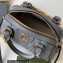 Gucci GG matelassé leather top handle bag ‎702251 Gray 2022