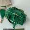 Gucci GG matelassé leather top handle bag ‎702251 Green 2022