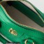 Gucci GG matelassé leather top handle bag ‎702251 Green 2022