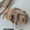 Gucci GG matelassé leather top handle bag ‎702251 Beige 2022