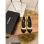 Chanel Pearl Around Heel Ballerinas Leather Beige 2022