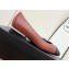 Chanel Pearl Around Heel Ballerinas Leather Burgundy 2022