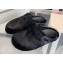 Marni long hair calfskin Fussbett sabot Black 2022