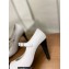 Chanel Heel 9.5cm Open Shoes G39110 Leather White 2022