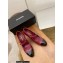 Chanel Heel 9.5cm Open Shoes G39110 Leather  Burgundy 2022