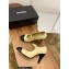 Chanel Heel 9.5cm Open Shoes G39110 Leather Beige 2022