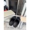 Marni long hair calfskin Fussbett sabot Black 2022