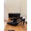 Chanel Heel Crystal CC Logo Satin Slingbacks 2022