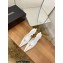 Chanel Heel Crystal CC Logo Satin Slingbacks White 2022