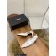 Chanel Heel Crystal CC Logo Satin Slingbacks White 2022