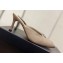 Chanel Heel Crystal Camellia CC Logo Satin Mules Beige 2022
